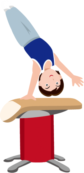 Boy Gymnast - Gymnastics Vault Clip Art (288x590)