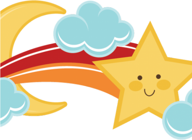 Clip Free Library Clipart Shooting Stars - Star Cute Png (640x480)