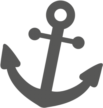 Png Black And White Stock Anchor Clipart Free - Under The Sea Clipart Png (480x480)