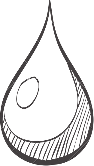 Water Drops At Getdrawings Clip Art Royalty Free Download - Water Drop Drawing Png (313x550)