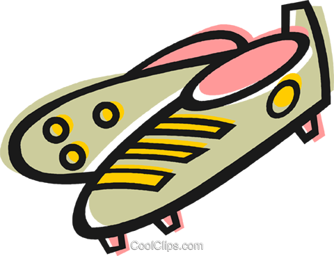 Soccer Cleats Royalty Free Vector Clip Art Illustration - Clip Art (480x368)