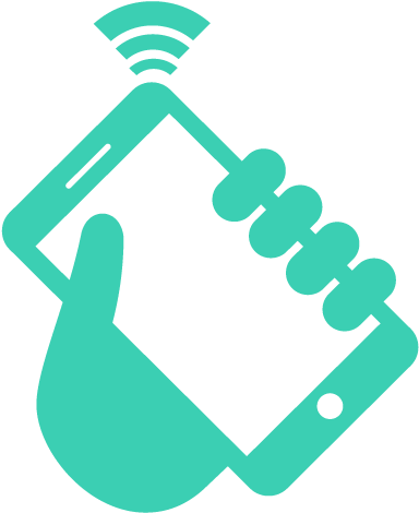 Mobile App - Hands With Phone Icon (500x500)