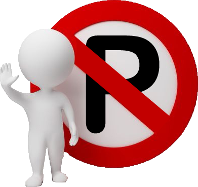 Parking In The Winter Time - Parking (391x369)