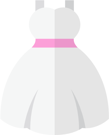 Wedding Dress Free Icon - Wedding Dress (512x512)