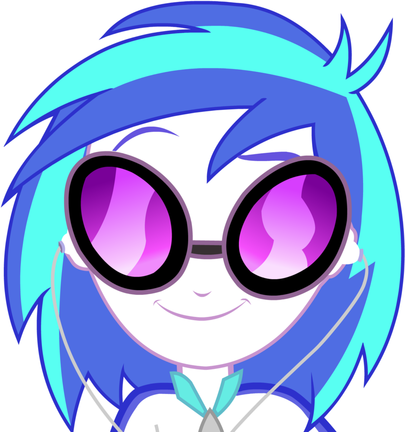 Analysisbrony, Dj Pon-3, Equestria Girls, Glasses, - Vinyl Scratch Deviantart (1280x931)