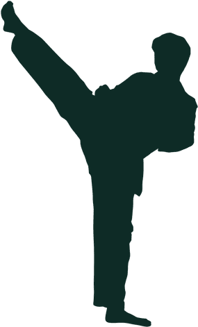 Karate Front Kick Stretch - Patada De Taekwondo Png (512x512)