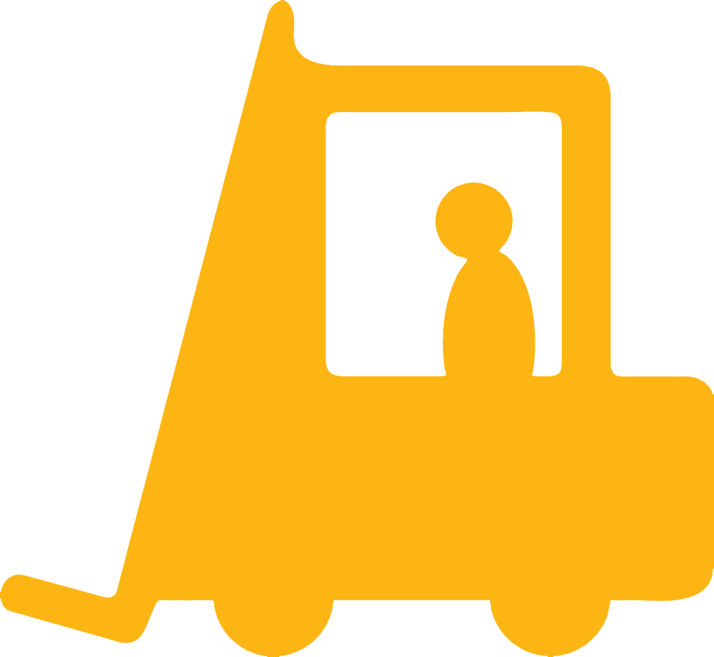 Forklift Aisle Marking Sign, Anti-slip - Montacargas Pictogramas (1000x921)