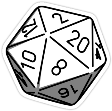 Png Free Games Drawing At Getdrawings - 20 Sided Dice Drawing (375x360)