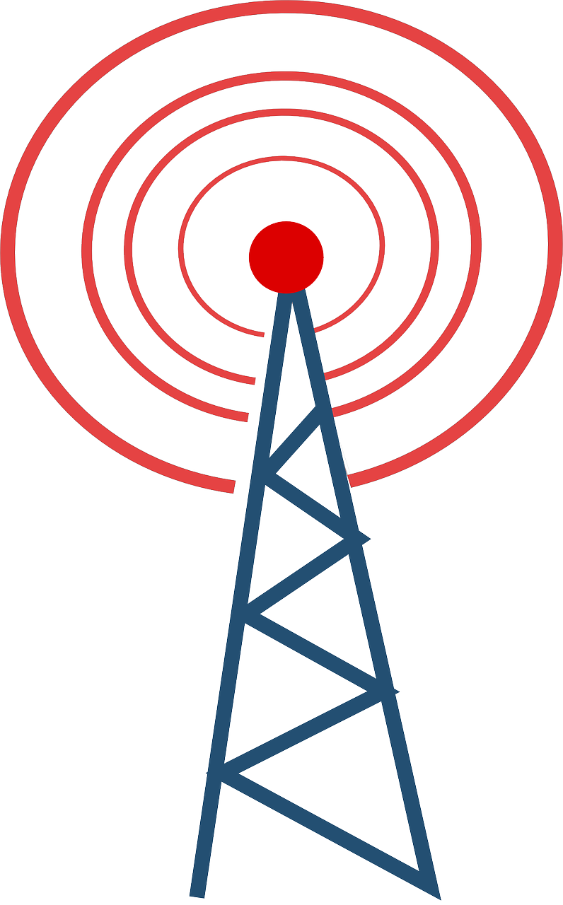 Radio Tower Clip Art Png (796x1280)