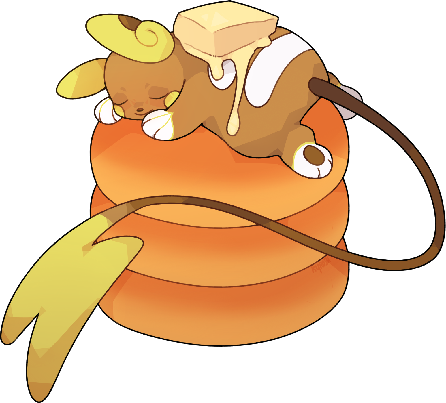 [fan] Pancake Prince - T-shirt (1547x1401)