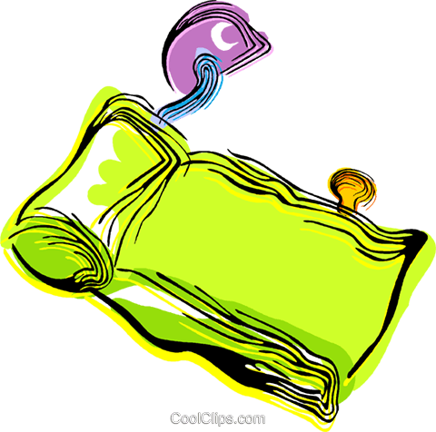 Inflatable Mattress Royalty Free Vector Clip Art Illustration - Inflatable Mattress Royalty Free Vector Clip Art Illustration (480x476)