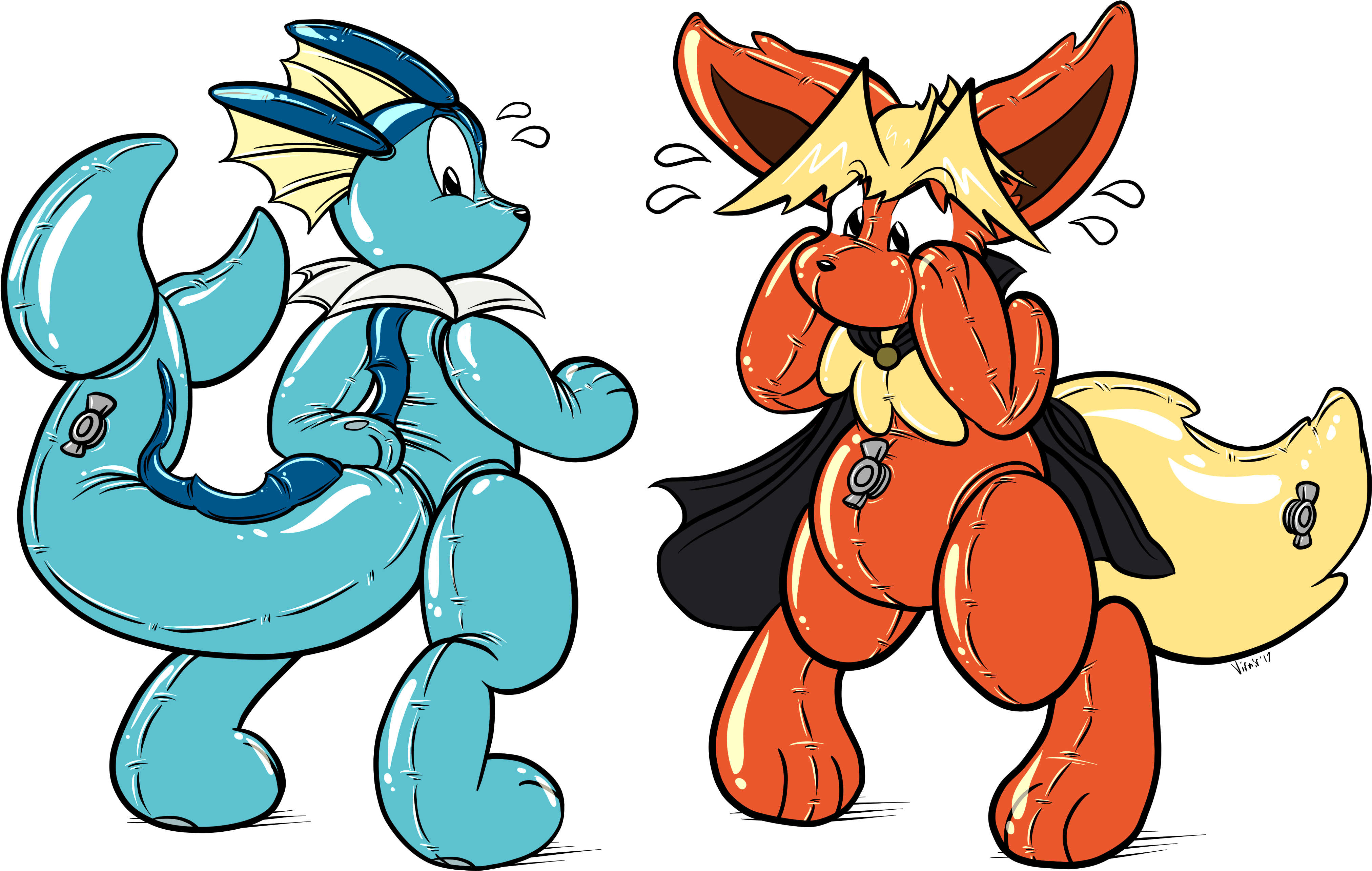 Big version. Pooltoy. Furry on Inflatable