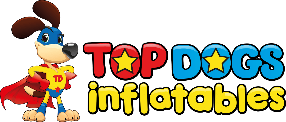Bouncy Castle & Hot Tub Hire In Nottingham / Derby - Top Dogs Logo (1208x516)