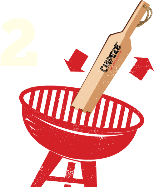 Slide Your Chipeze Wooden Bbq Scraper Back & Forth - Slide Your Chipeze Wooden Bbq Scraper Back & Forth (650x598)