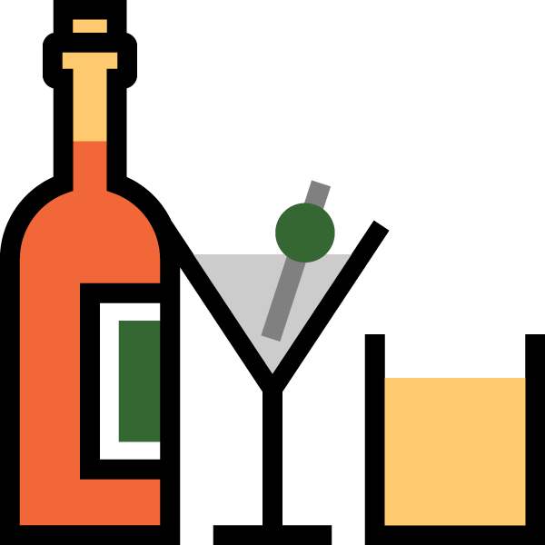 Free Drinks - Sign (600x600)