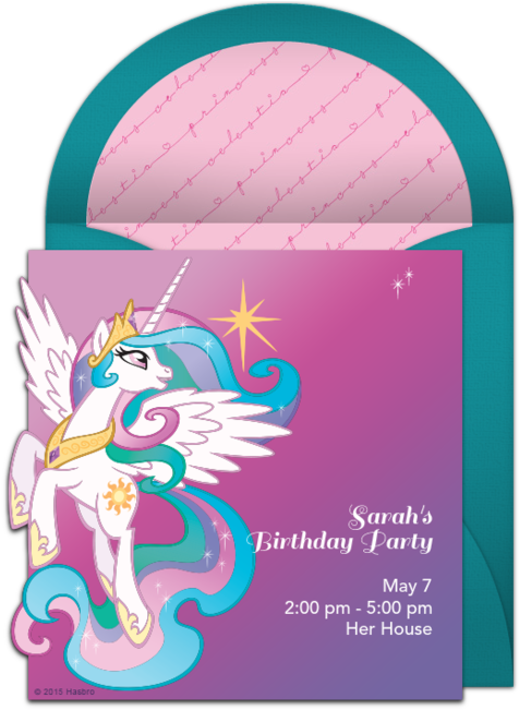 Princess Celestia Prance Online Invitation - My Little Pony Cell Phone Case For Iphone 6 (650x650)