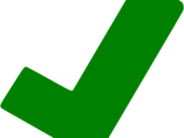 Green Tick Clipart Lime Green - Green Tick Clipart Lime Green (640x480)
