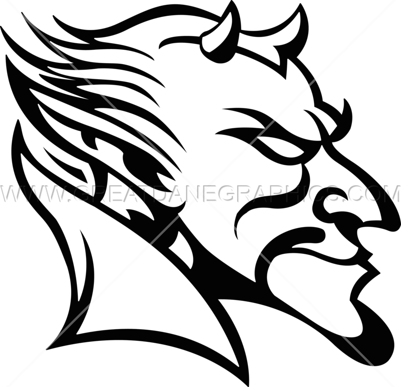 Metal Devil - Drawing (825x796)