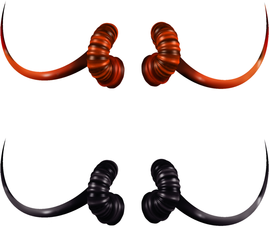 Devil Horns And Tail Png - Realistic Devil Horns Transparent - (1024x890) P...