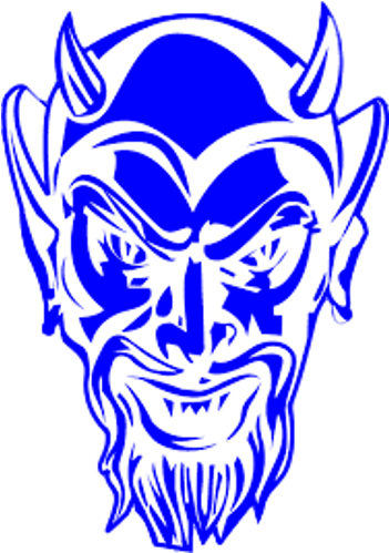 School Logo Image - Burgettstown Blue Devils Logo (500x500)