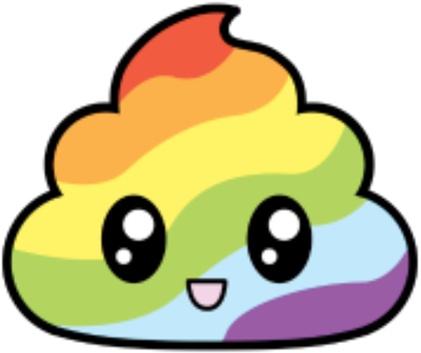 Banner Freeuse Happy Roblox - Rainbow Poop (420x420)