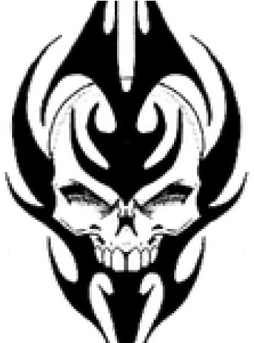 Tribal Skull Tattoos Clipart Devil - Best Skull Tattoos Tribal (640x480)
