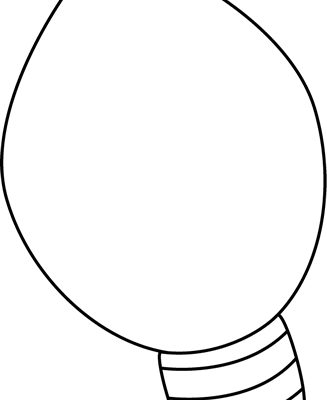 Christmas Lights Clip Art Black And White - Black And White Christmas Lights Clipart (327x400)