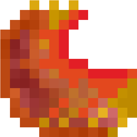 Joust Meat - 8 Bit Annoying Orange (502x502)