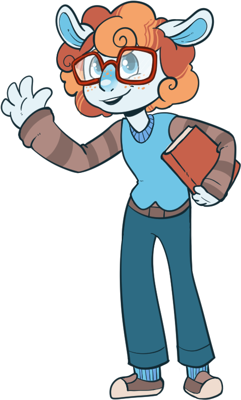 Lucheek, Magical Lesbian Spawn, Oc, Oc - Cartoon (536x842)