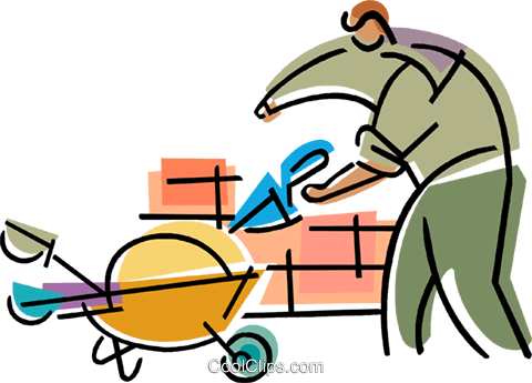 Brick Layers Royalty Free Vector Clip Art Illustration - Brick Layers Royalty Free Vector Clip Art Illustration (480x345)