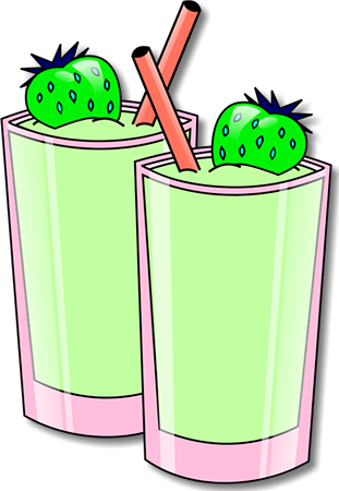 Juice Blueberry Huge Freebie Download For - Green Smoothie Clip Art (311x450)