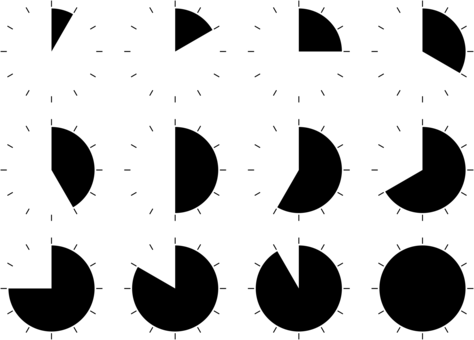 Computer Icons Download Diagram - Clock Pie Chart In Excel (474x340)