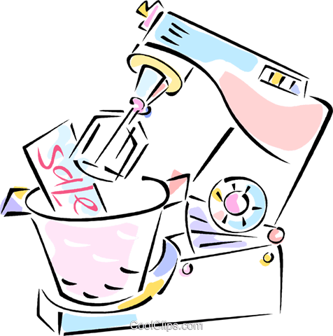 Mixer, Blender Royalty Free Vector Clip Art Illustration - Mixer, Blender Royalty Free Vector Clip Art Illustration (476x480)