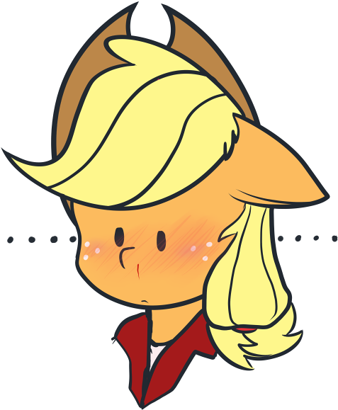 Anthro, Applejack, Artist - Anthro, Applejack, Artist (500x615)