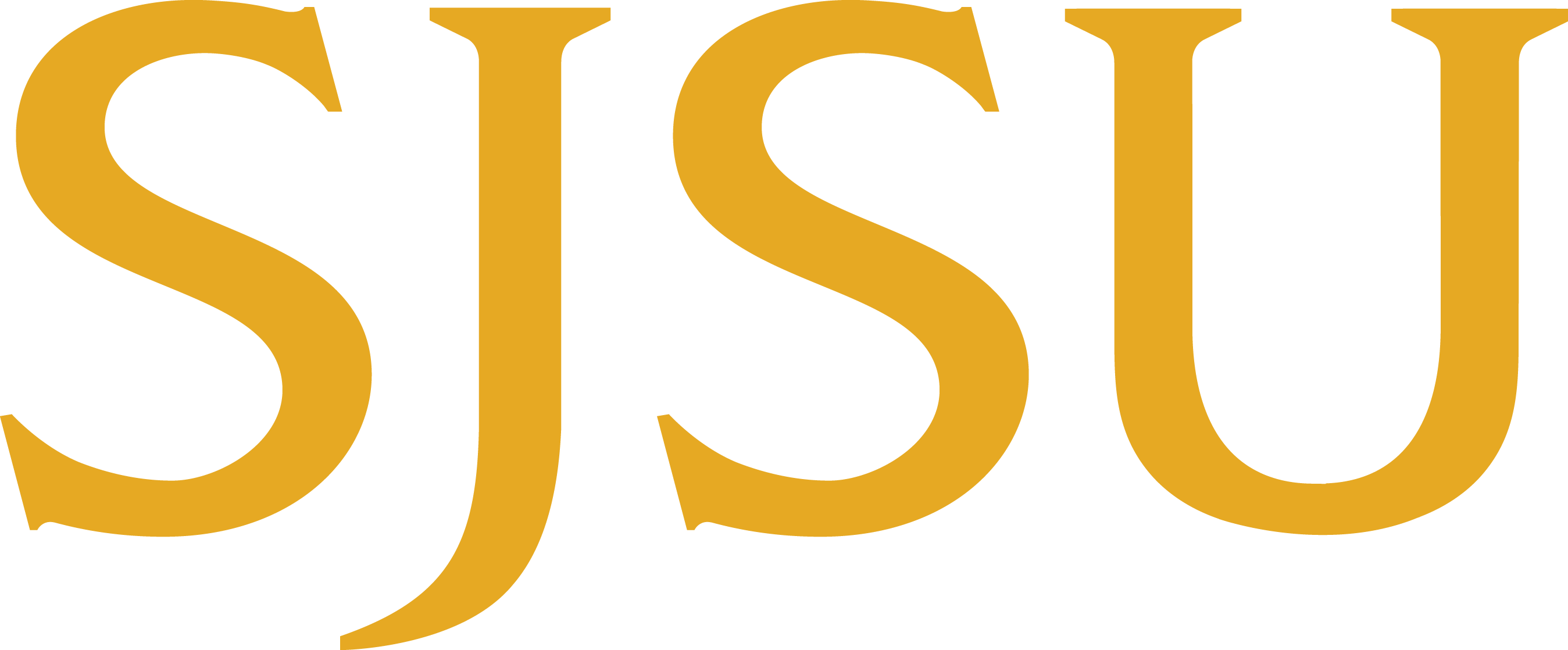 Sjsu Logo - San Jose State Logo Transparent (2697x1118)