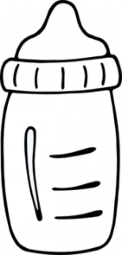 Milk Bottle - Baby Bottle Clip Art (250x523)