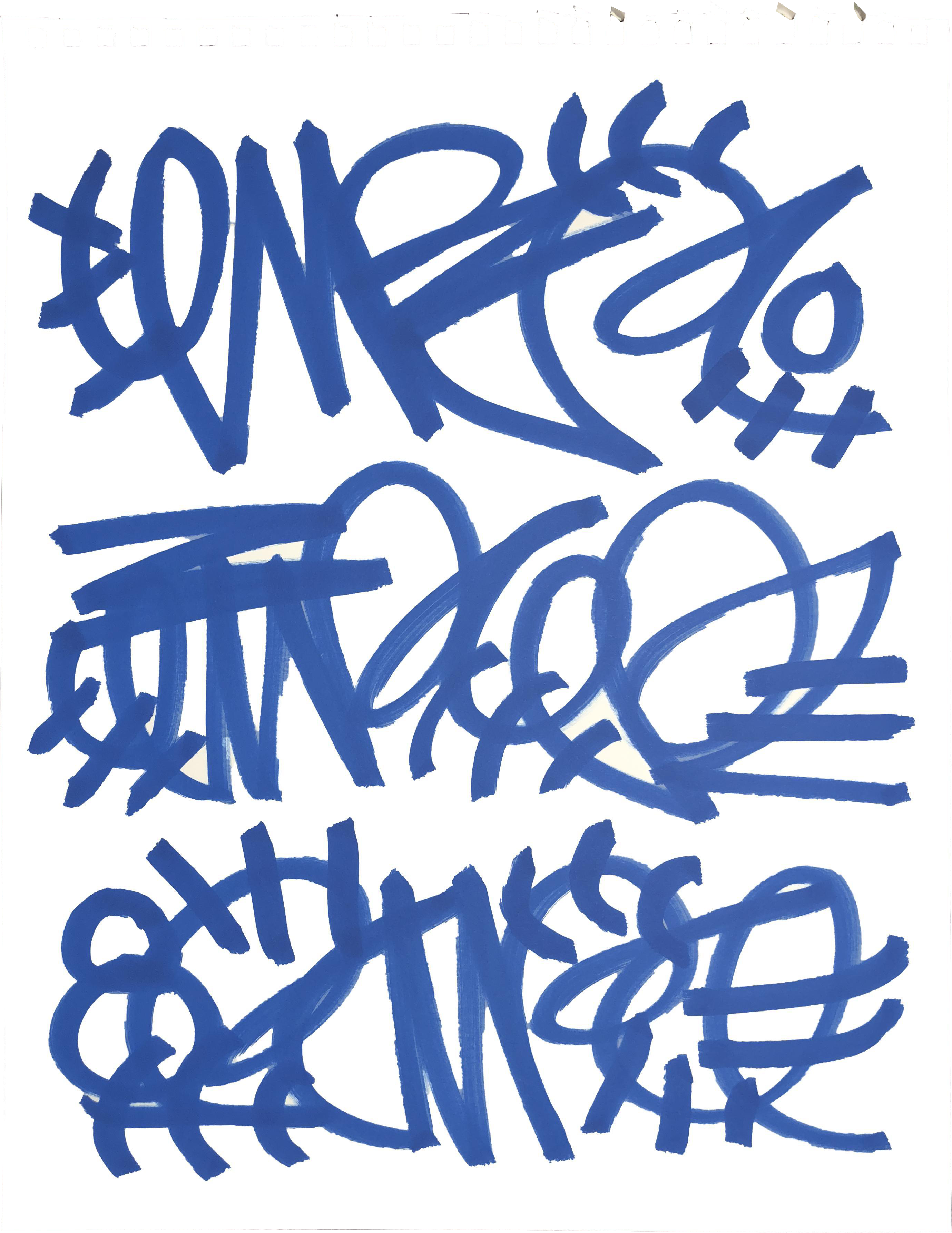 Clip Free Download Alic Daniel Blue Marker Scribble - Drawing (3064x3970)
