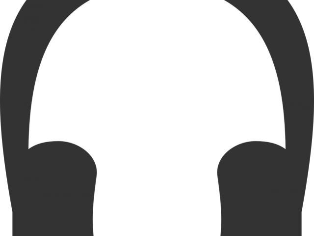 Headphones Clipart File - Silhouette (640x480)