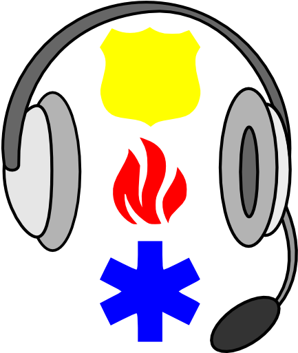 911 Clipart Headset - Headset With Microphone Clipart (512x512)