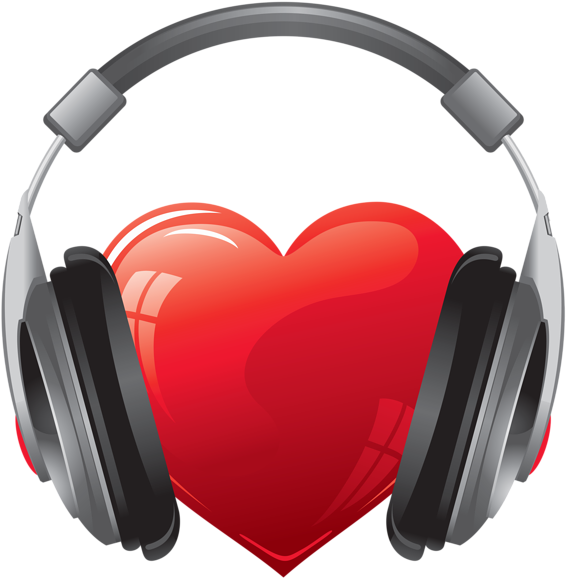 Headphone Clipart Cute - Transparent Background Earphones Png (597x600)