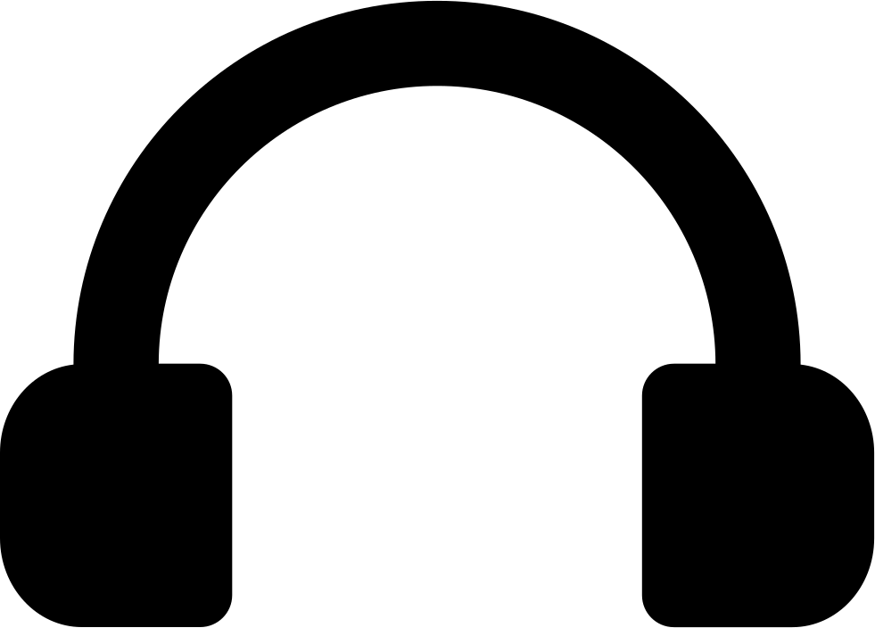 Black And White Library 911 Clipart Headset - Headphone Icon Png (981x704)