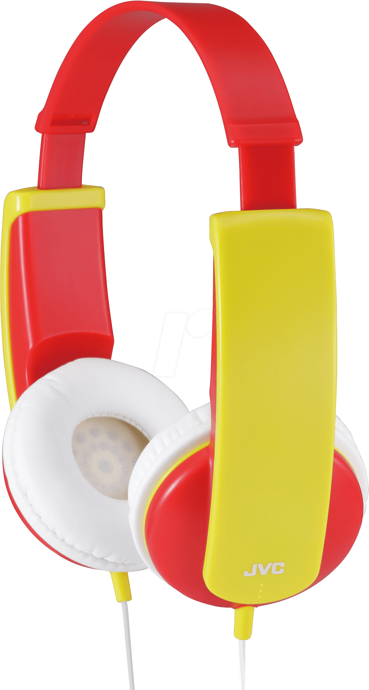 Headphone Clipart Stereo - Ha-kd5-r-e Jvc Kids Headphones Red (1309x2400)