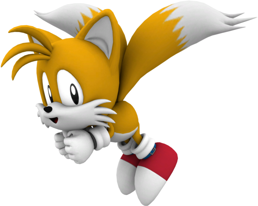 Classic Tails By Mike9711 - Tails Miles Prower Flying (894x894)