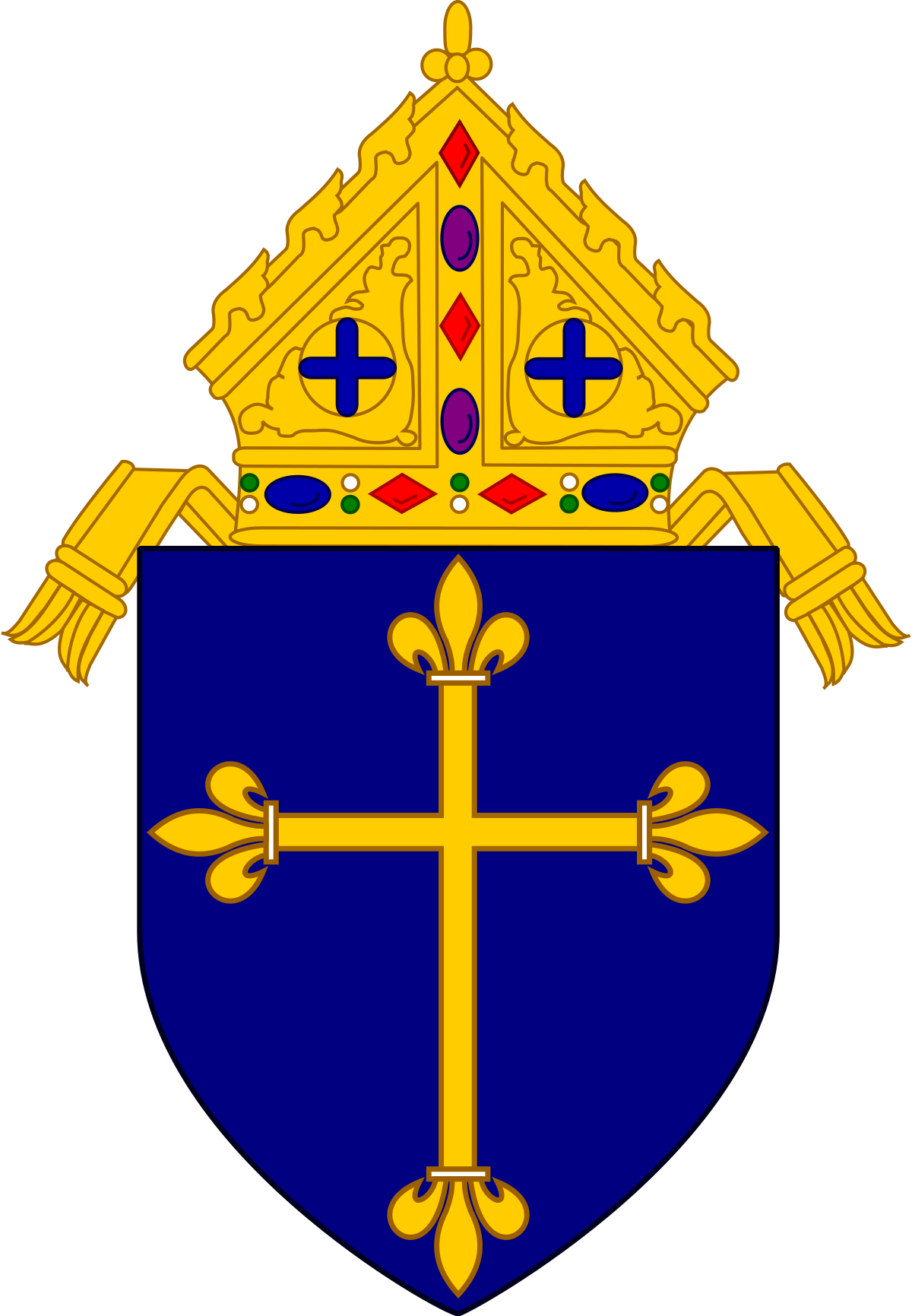 Roman Catholic Diocese Of Duluth - Diocese Coat Of Arms (1200x1731)
