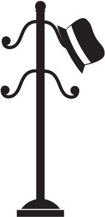 Coat Rack Home Interior Icon - Hat On Coat Rack Icon (550x550)