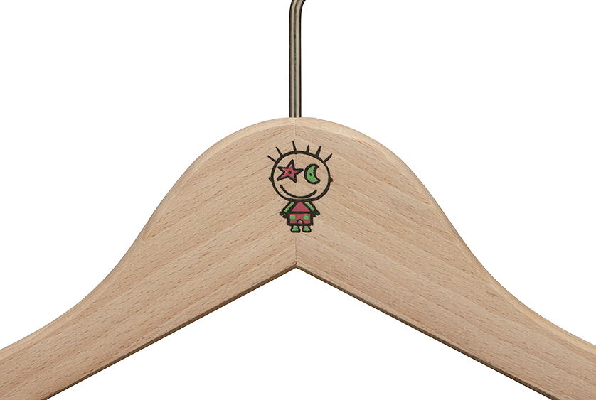 Clothes Hanger Transparent Hangers With Wide Shoulders - Clothes Hanger (838x563)