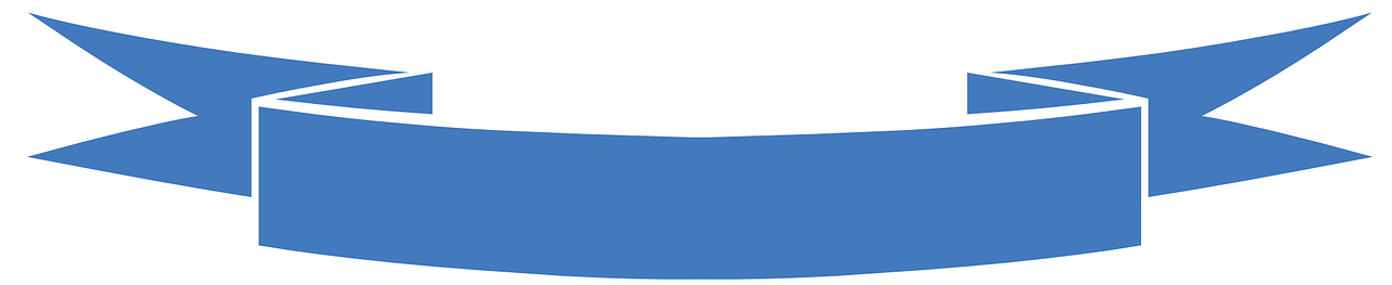 2018-2019 Winter Guard Registration And Payment - Ribbon Vector Png Blue (1280x640)