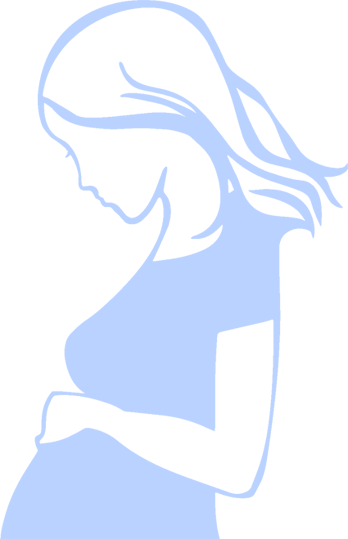 Here For You Before, During And After Your Pregnancy - Png Women Pregnant Illustration (348x539)