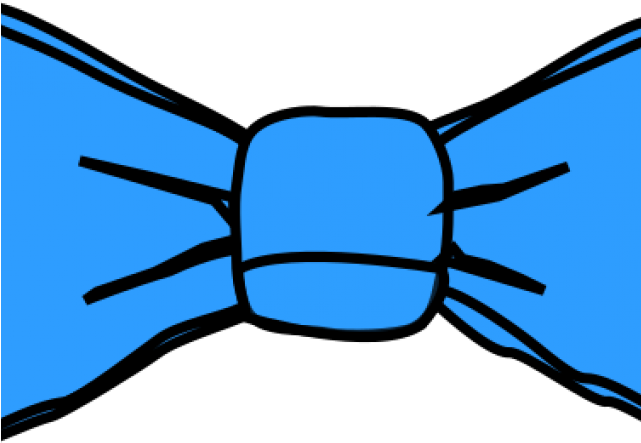 Tie Clipart Blue Tie - Bow Tie Clipart Bow Polka Dot (640x480)