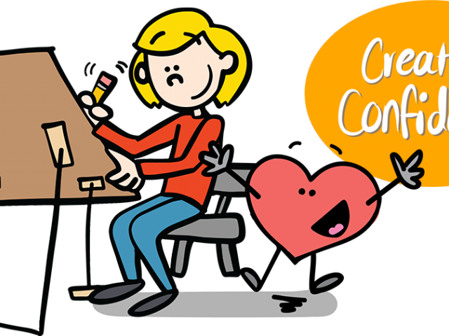 Tie Clipart Creative - Confidence Clipart Png (640x480)